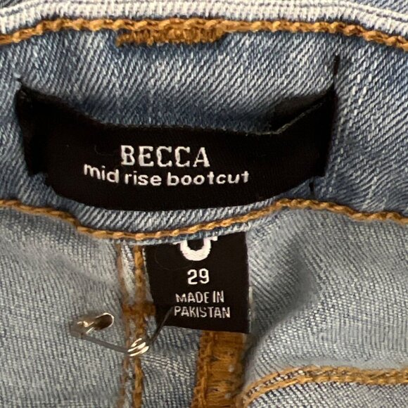 TRUE RELIGION Becca Mid-Rise Boot Cut Jeans Light Wash Sz 29 NWT - Picture 5 of 7